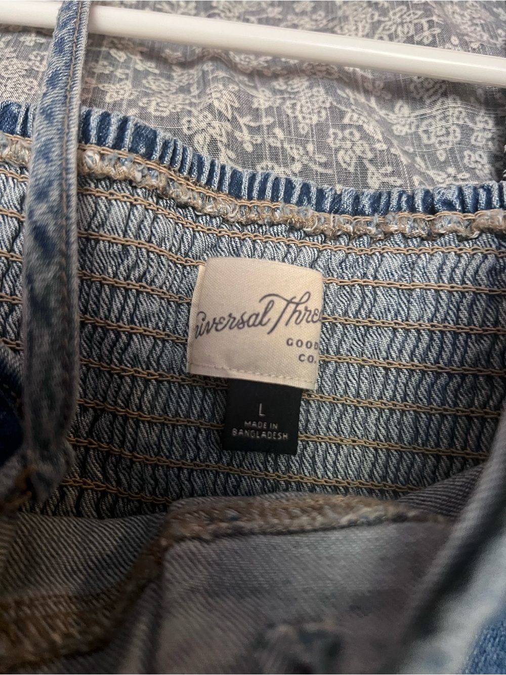 Universal thread Denim Button-Front Dress - Picture 6 of 6